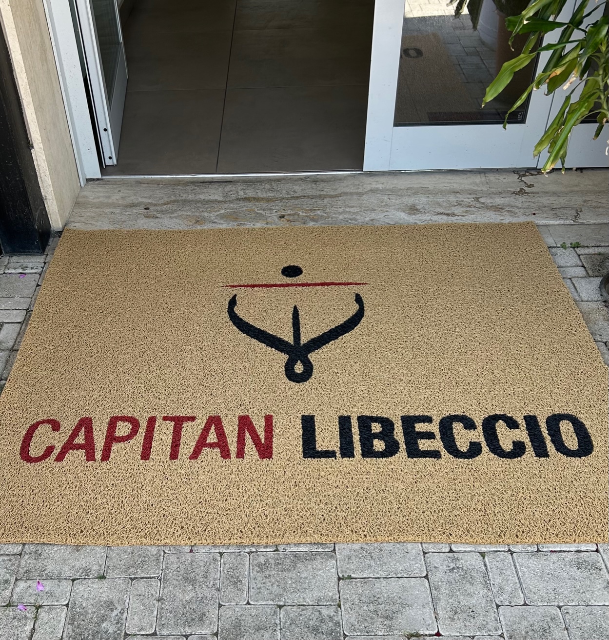 Zerbino Nomad PVC personalizzato con scritta capitan libeccio